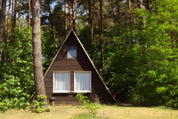 Finnhütten auf dem Campingplatz Waldsee Kolpin